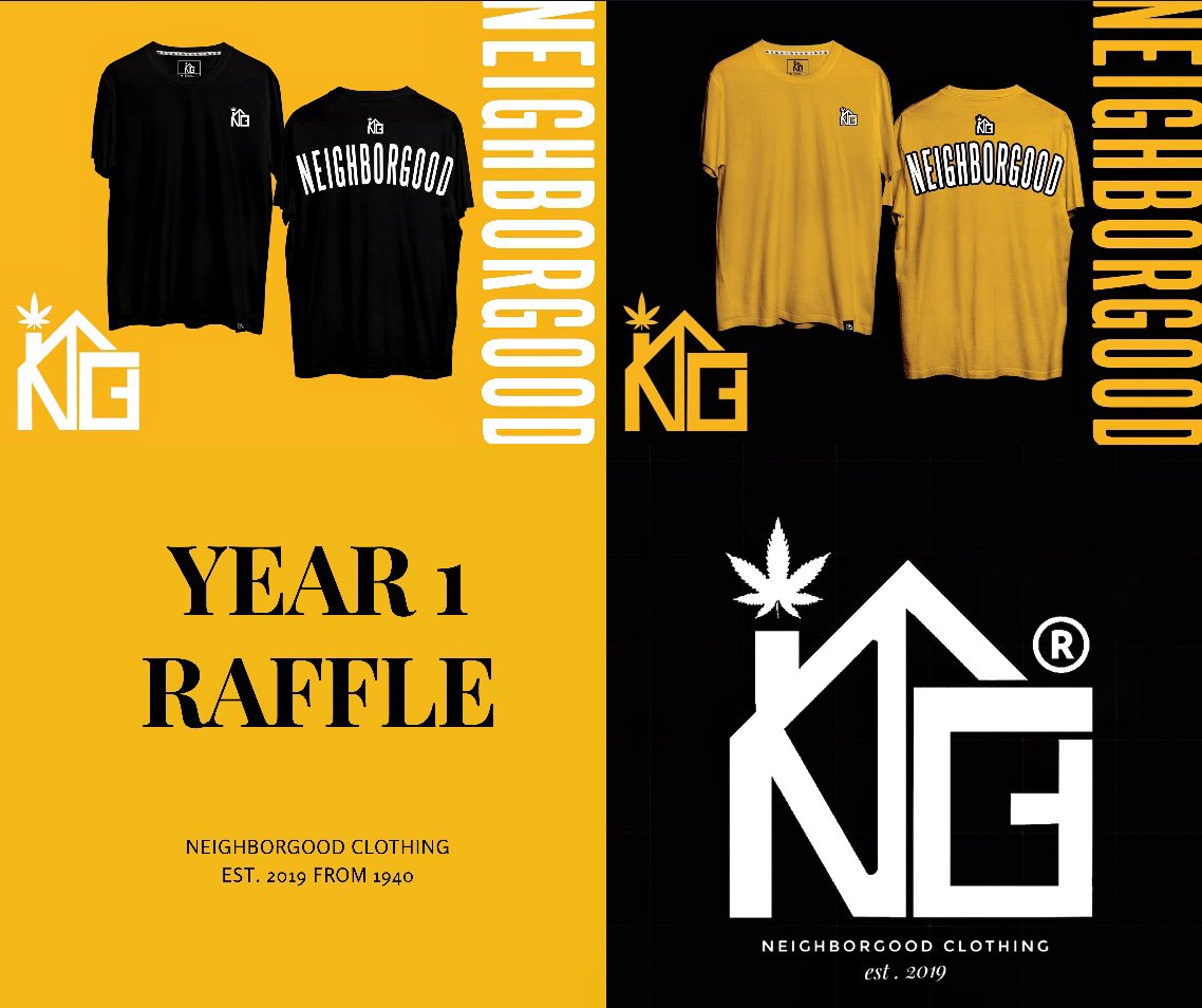 NeighborgoodC's tweet photo. Year one raffle! visit our facebook page for kore info! ⚠️ https://t.co/WSmww0HAgR