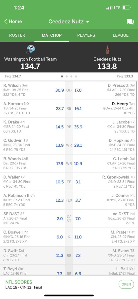 Sean_ferrano7's tweet photo. Honestly, with all due respect, fuck James Conner and Rob Gronkowski. https://t.co/VnaU2iONd9