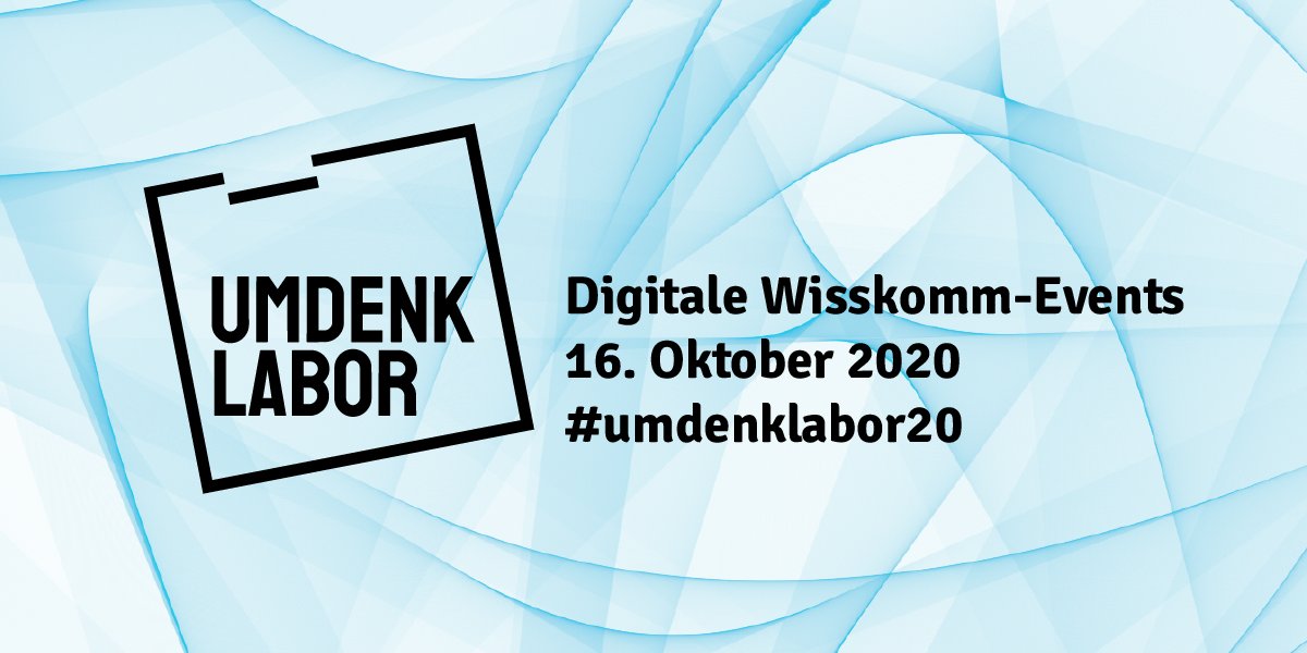 wisskommlab's tweet photo. Mit einer guten Portion UMDENKEN könnten wir Wisskomm-Events künftig inklusiver, barrierearmer und nachhaltiger gestalten: ONLINE. Wir laden ein: https://t.co/OrTbzHREwO #wisskomm #events #onlineevents #barcamp #umdenklabor20 https://t.co/gwYG6mKyeP