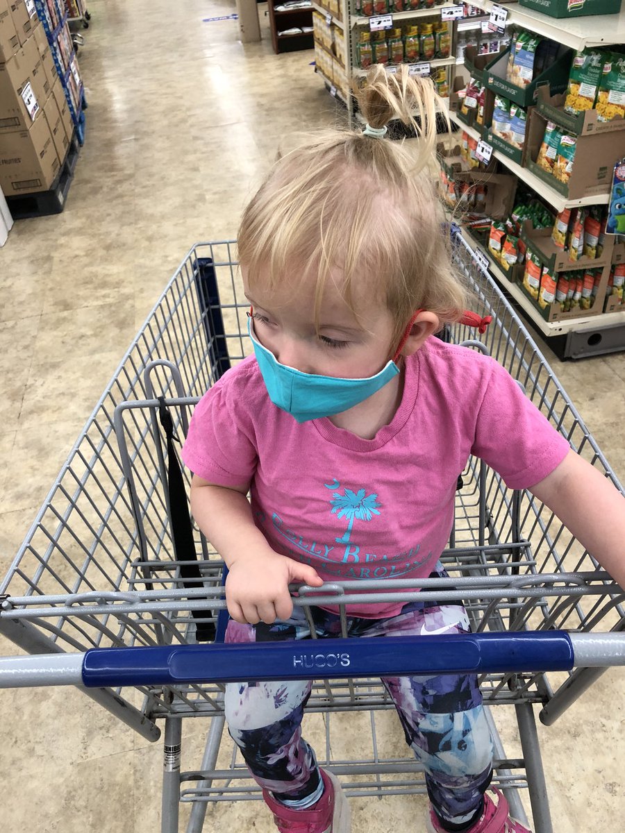 jakeh41's tweet photo. Masks so easy a 2 yr old can do it. Do better people. #smartnd #MaskUp https://t.co/gaQl4QpmUi