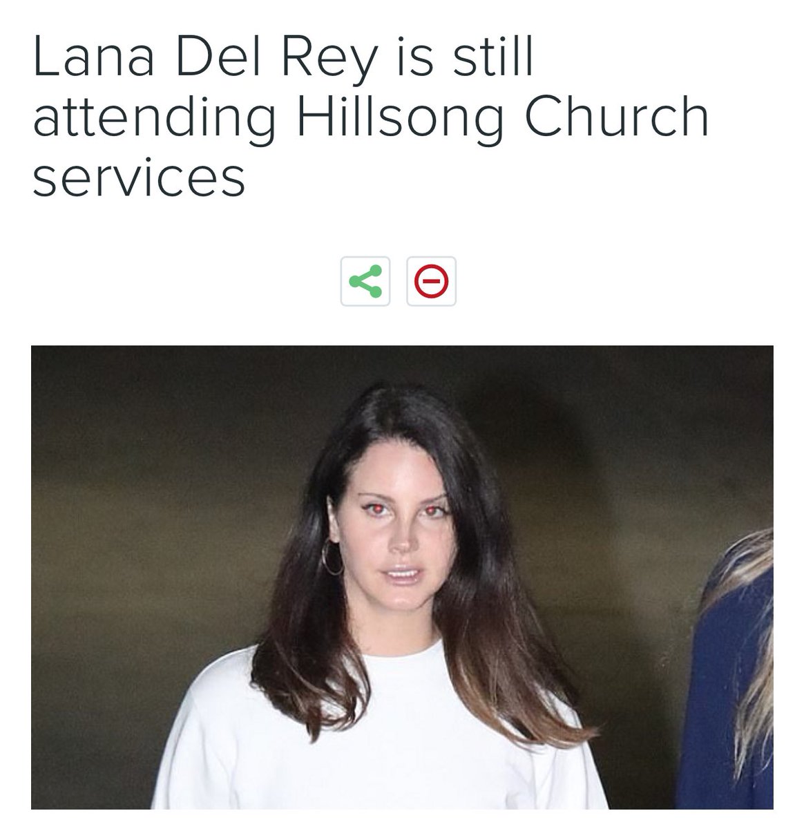 1. Lana was raised in a Catholic school (which I respect), but around last year she was spotted multiple times going to LA Hillsong Church, a church known for it's homophobia. They always talk about homosexuality like it's something that needs medical treatment.