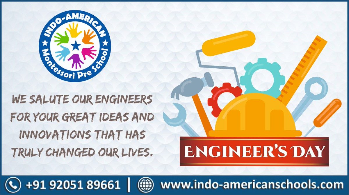 IAMPSIndia's tweet photo. We Salute our engineers for your great ideas and innovation that has true changed our lives.

#EngineersDay #ideas #innovation #changeslives #Iamps

https://t.co/4d0dUcs1Ar https://t.co/jBBv7bBckQ