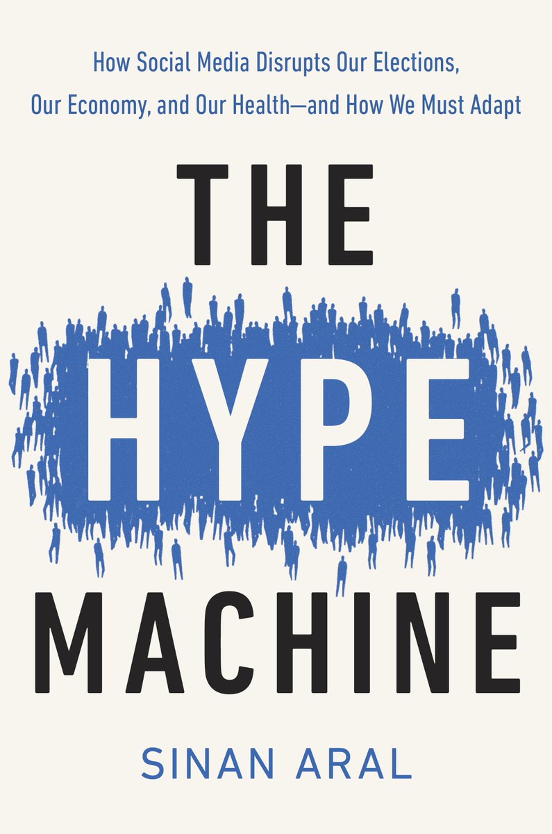 [Fin] I'm excited to collaborate with the diligent technologists, activists, journalists, scientists, policymakers, & citizens working to improve the New Social Age & to move this conversation forward from the Hype Machine's peril to its promise. I hope this book helps! 14/