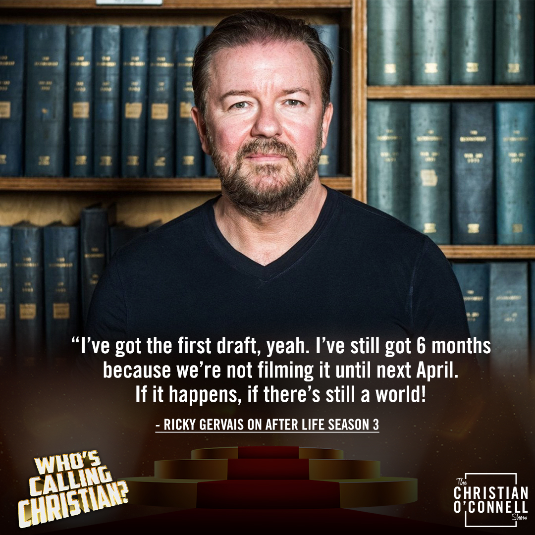 gold1043's tweet photo. It's always great to chat with longtime friend @rickygervais!
He even gave us the low down on After Life Season 3, in classic Ricky fashion...
Listen to the full chat here: https://t.co/SHPMVQRDGZ
#callchristian https://t.co/IJeLiDjOId