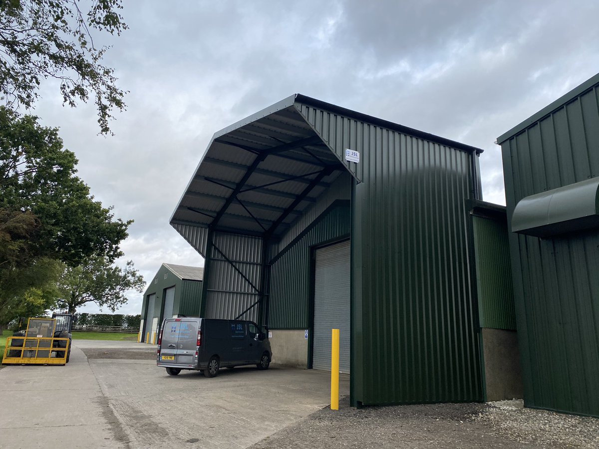 jslconstructio1's tweet photo. A couple of pictures of this canopy for potato store near #york https://t.co/mZKOmdGZ2m