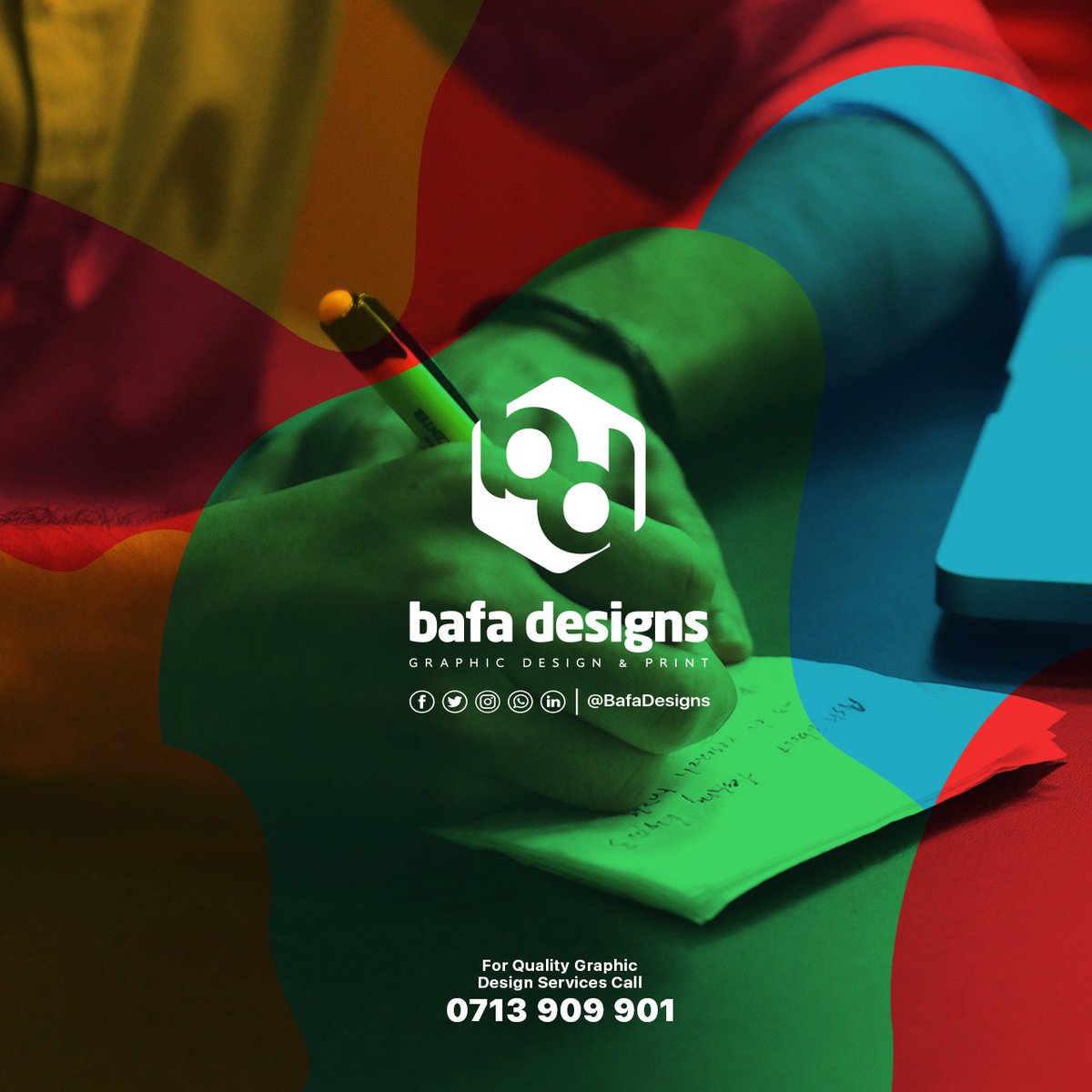 We are a team of creative designers that offer unique and affordable graphical solutions to individuals as well as companies &amp; organizations on a professional and timely basis while looking to bring out the best of our clients out to the public eye. 

#GraphicDesigns