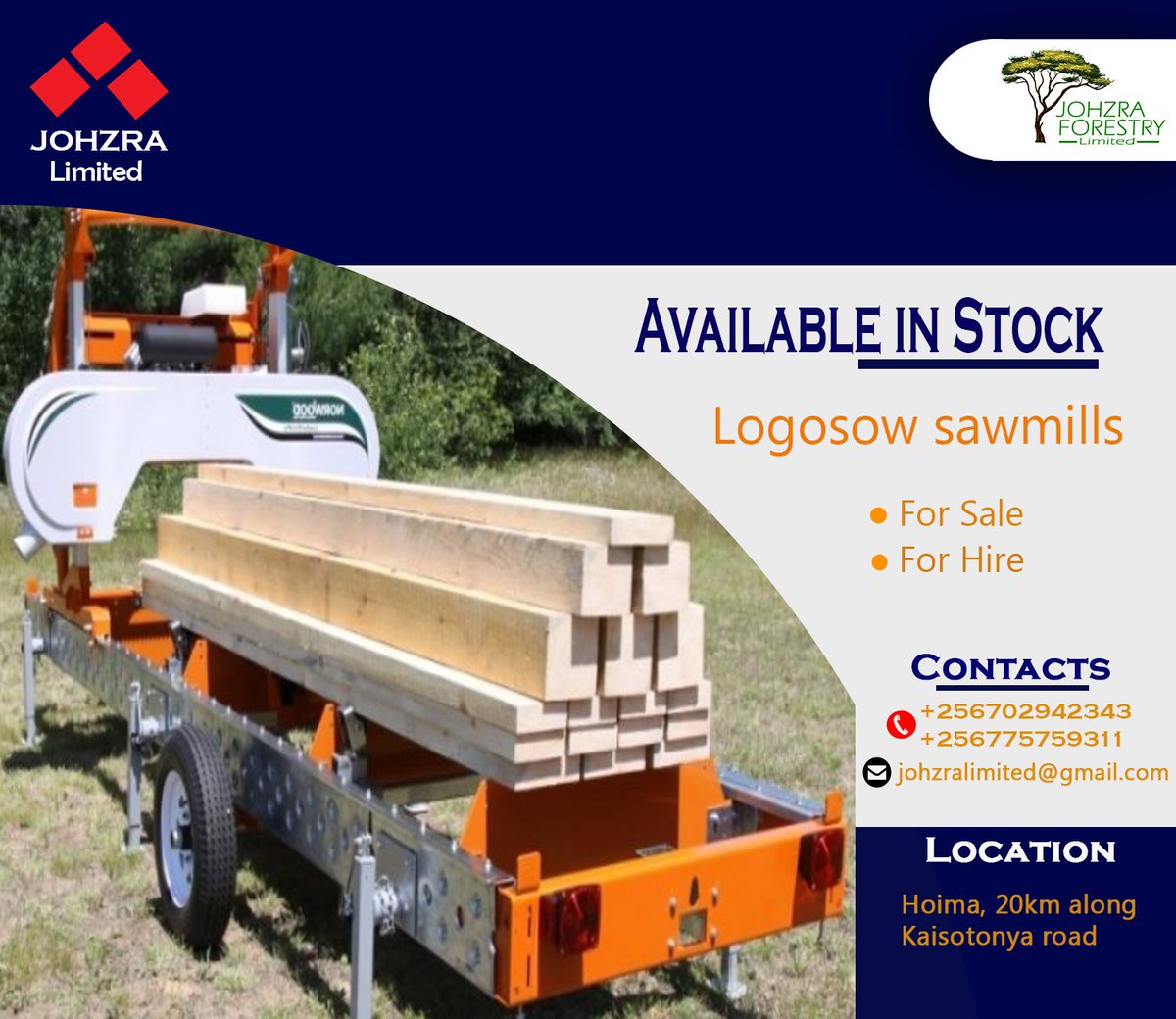 Trumpet_Graphix's tweet photo. 📍 LOGOSOW MILLS AVAILABLE

Reach out to Johzra Limited to buy one or to hire

Contact them on +256702942343
or +256775759311 https://t.co/YKoGMXS3Q5
