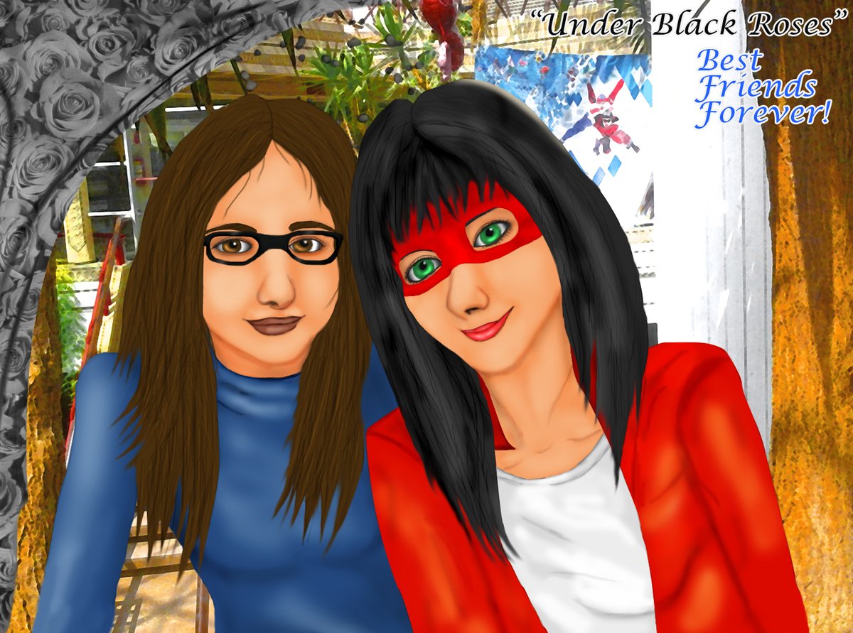 HannahM58930295's tweet photo. for one of my best friends #RocioRamos #Nerdy #Bestfriendsforever #ClaudiaRocio #HopeAngel #BlackRoses https://t.co/mF1QNAU0nm