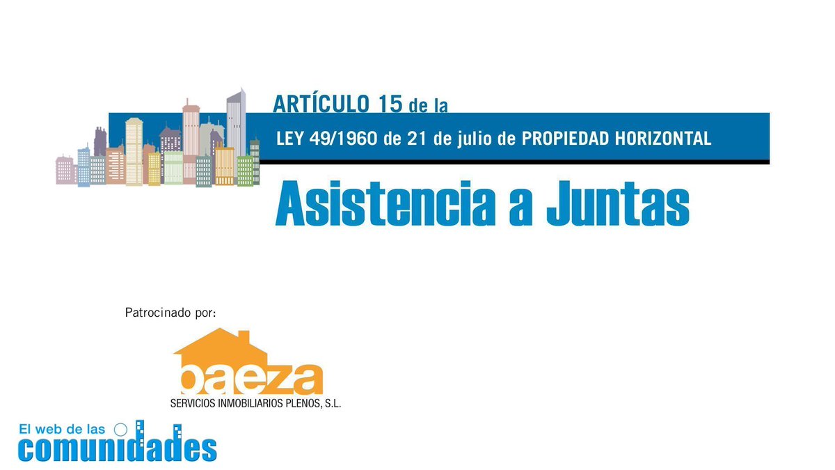 comunidades_com's tweet image. Puedes conocer la Ley de Propiedad Horizontal de la mano de Administradores Colegiados, con los vídeos #AFColegiadosExpertosLPH, donde @noemochales explica los requisitos necesarios para delegar la asistencia y voto en las juntas de comunidad, (art. 15)
pst.cr/FgDe7