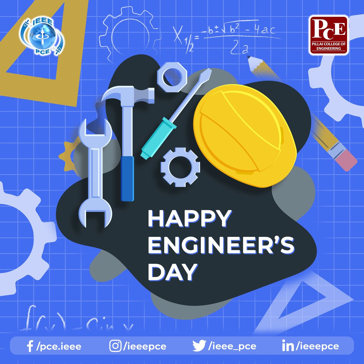 ieee_pce's tweet image. “Scientists study the world as it is, engineers create the world that has never been.”
—Theodore von Karman, Hungarian-American mathematician, aerospace engineer, and physicist
IEEE-PCE wishes all the engineers a very Happy Engineer&apos;s day!

#ieee #ieeepce #pillaicollege