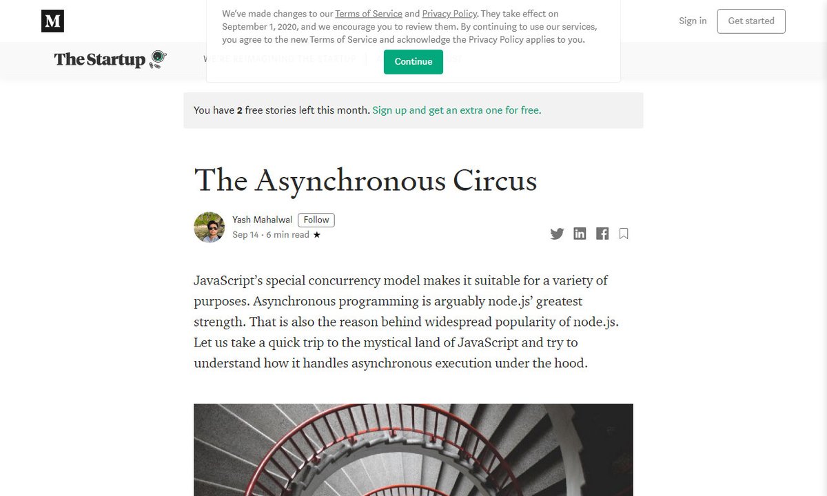 codecidedotnet's tweet image. The Asynchronous Circus
#taskqueue #seconditeration #queue #eventloop #environment #remotework
via @medium
☛ amp.gs/XuJB