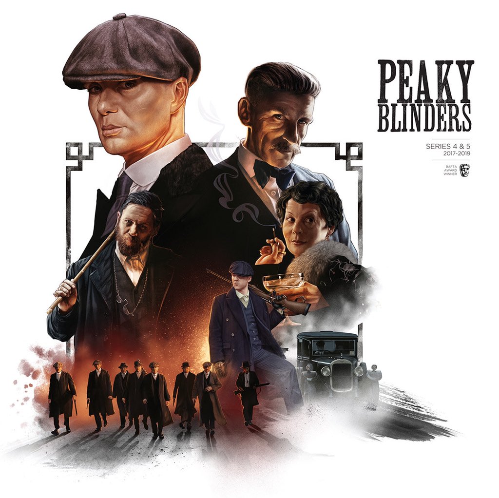 DaveMerrell's tweet photo. Interior wall artwork for the fantastic @The_MCR_Studios 

Each artwork represents films or TV series’ recorded at the studios.

#peakyblinders #towalkinvisible #darkesthour #snatch #cillianmurphy #tomhardy #garyoldman #rupertgrint #finnatkins #charliemurphy #chloepirrie https://t.co/DA5VjMBcS4