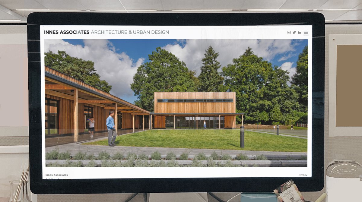 Our brand new website launched recently. Check it out at innesassociates.net 

#architecture #WebsiteDesign