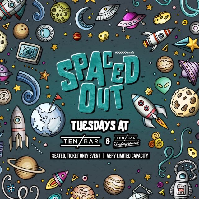VoodooEvents's tweet photo. TUESDAY CLUB IS BACK TONIGHT@ SPACED OUT🚀

Join us across 2 venues for our Tuesday night delight!

COVID style with socially distanced, all seated, table service mixed in with good music and cheap drinks!🤩

Grab your tickets &amp; book your tables here - https://t.co/Omvd15V3QK 🎟 https://t.co/feLQXWl9Fq