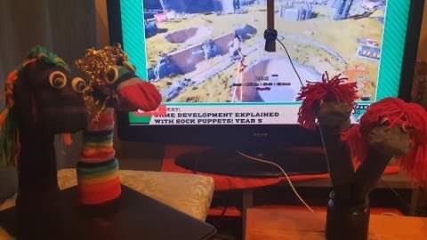 WithSockPuppets's tweet photo. We're about to go live on https://t.co/P6JhHWGaBk !!! I'll be in the PAX Discord with some behind the scenes fun facts. ;) https://t.co/GcUMcZ13Ax