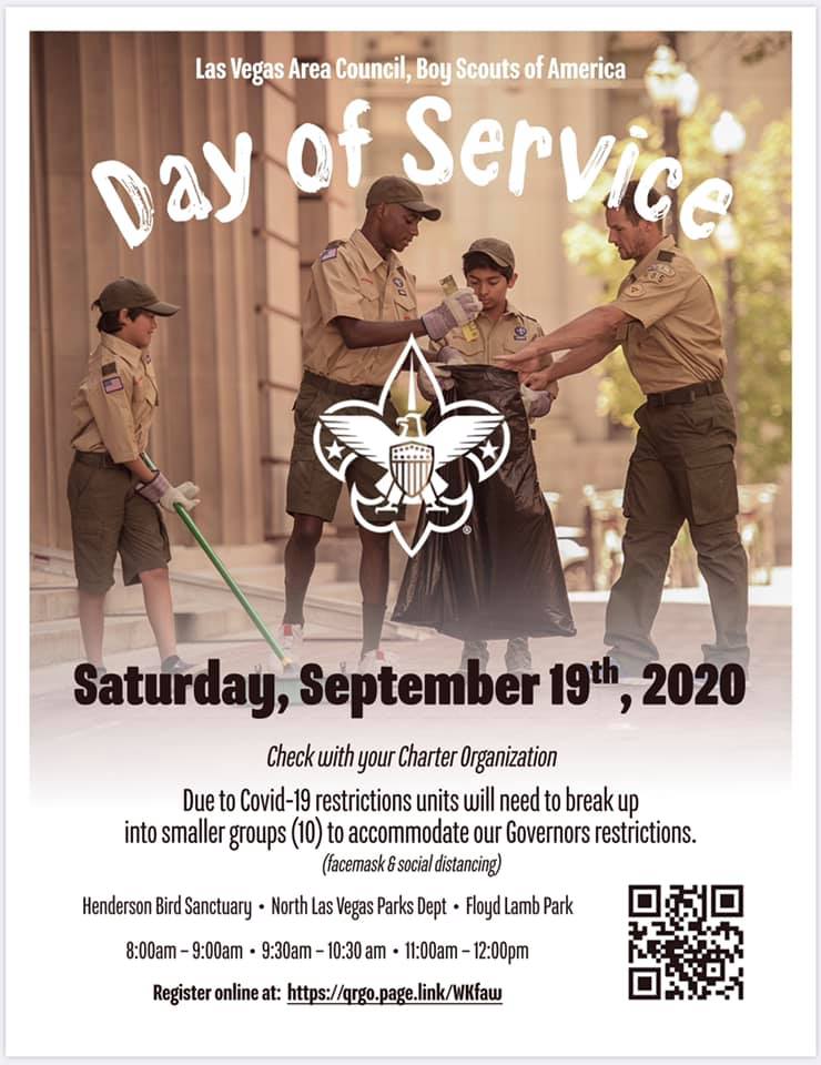 lvacboyscouts's tweet photo. Is your unit ready for A Day of Service this saturday.  Get more info in this weeks newsletter. https://t.co/rq51t5GlKj https://t.co/GZSpABCBVL