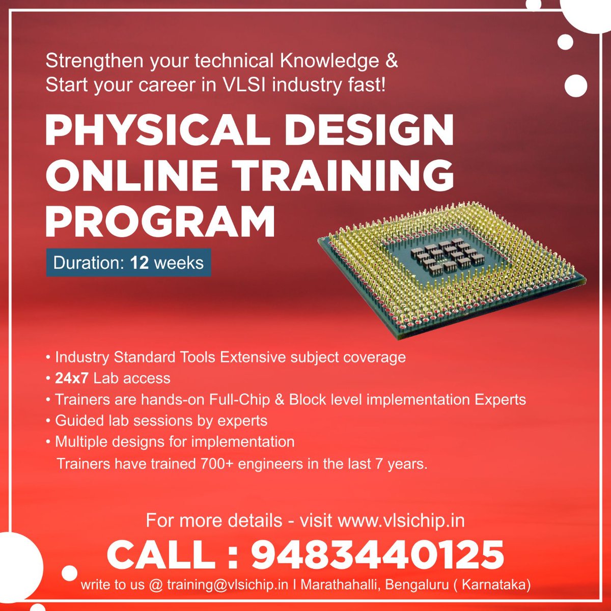 Online Physical Design Training Program For more details visit https ...