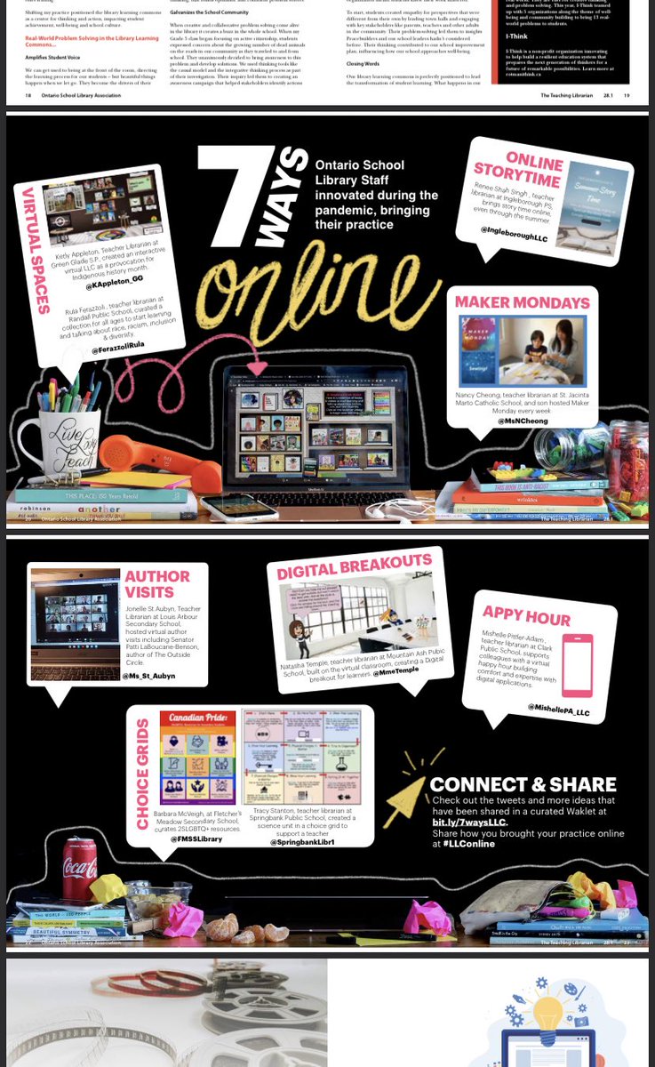 tina_zita's tweet photo. So cool to see this for reals - love when I get the opportunity to think outside the 📦 and create. Better yet when I get to curate amazing work of colleagues! See the link to the issue in Caroline’s tweet below. https://t.co/L8VvUQVd6o