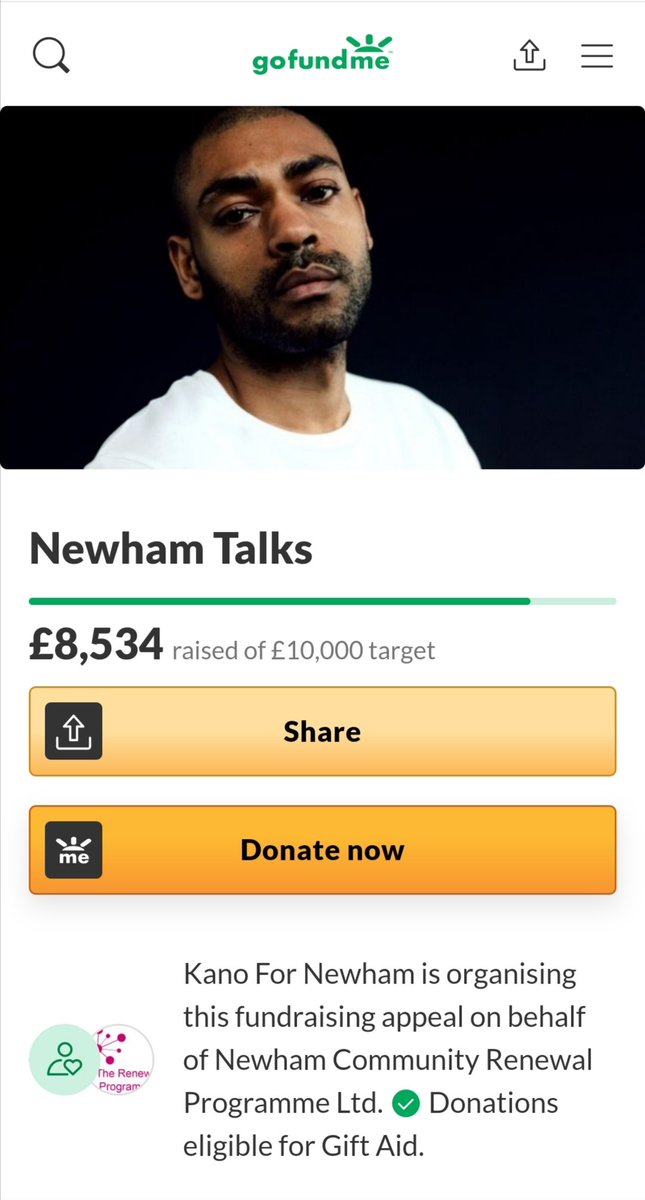 therenewalprog's tweet photo. We are blown away by the support of @TheRealKano Newham Talks so far. If you haven't listened... GO GO GO! 🏃🏽♀️ Every listen. Share & donation makes all the difference >>
https://t.co/LxZr3bRlqR #kano #Newhamtalks #charitytuesday https://t.co/u0xvryWv6r