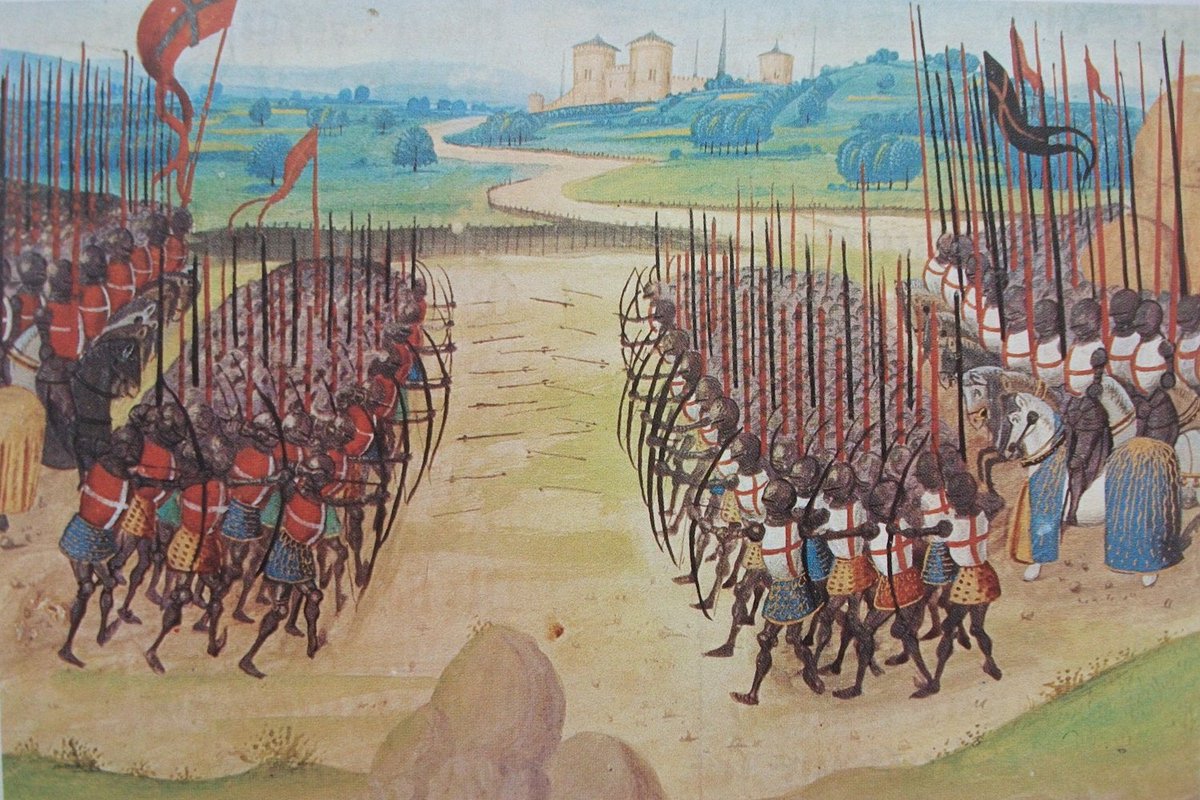 [THREAD] Tout le monde a entendu parler de la guerre de Cent Ans, ce conflit qui oppose la France et l’Angleterre de 1337 à 1453. Mais savez-vous d’où vient cette expression ? Petit indice : elle ne date pas du  #MoyenAge…