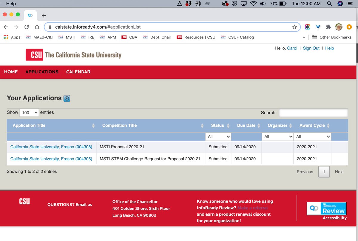 Whew--The 2 MSTI proposals for 2020-21 funding have been submitted! 😃 On a related note, please share with prospective math &amp; science teachers that MSTI's free, online science CSET workshops continue this Sat. &amp; the free math courses begin next week! bit.ly/MSTI-CSET-Fall…