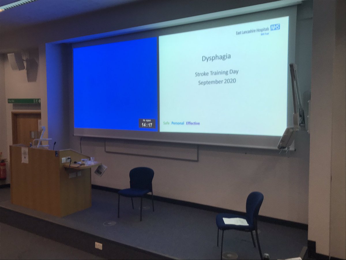 Today our SLTs, PTs and OTs are presenting on dysphagia, communication, cognition and mobility post stroke for our nurses and HCAs across the stroke pathway. <a href="/ASUelht/">Acute Stroke Unit ELHT</a> <a href="/CatherineCurl12/">Catherine Curley</a> <a href="/Kateveskeenan/">Kat Eves-Keenan</a> <a href="/Sheebajphilip/">Sheeba Philip</a> <a href="/ELHT_AHPs/">AHPs@ELHT</a>