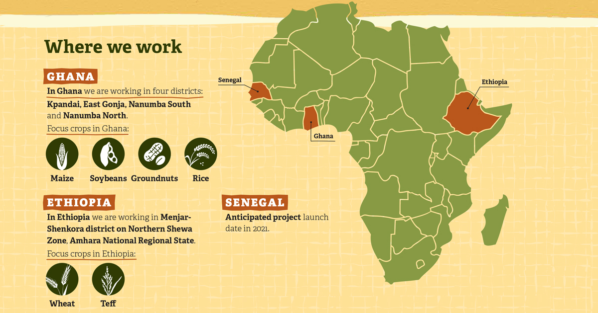 AgGrowthIntl's tweet photo. From Ghana, to Ethiopia, to Senegal, the mandate of @4Rsolution is to improve the socioeconomic well-being & resilience of 80,000 smallholder farmers in these regions. How? Learn more: https://t.co/UrXfwmnmaq ๐
#4RSolution #FeedTheWorld https://t.co/vk2Uvtsfe9