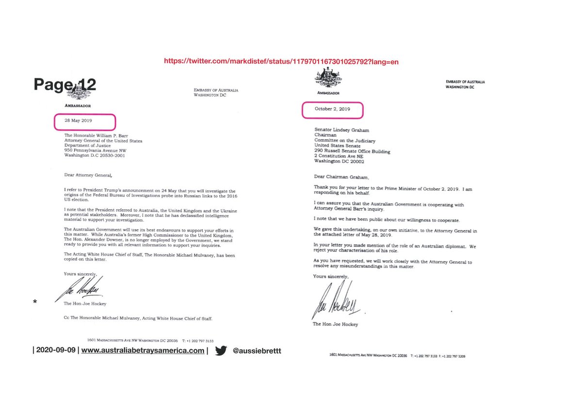 17) It does appear that Joe Hockey (Australian Ambassador to the US) was attempting to hide our role in Spygate.We can not let the Australian Government’s crimes go unpunished.