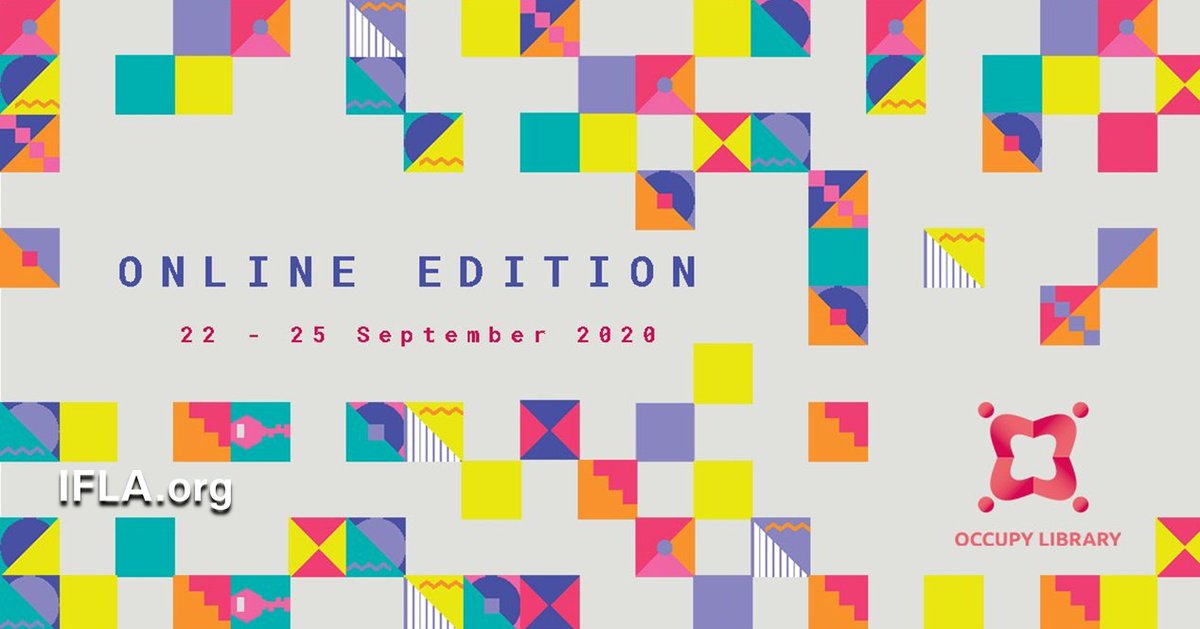 IFLA_LibraryMap's tweet image. We will be participating in the upcoming #OccupyLibrary2020 Conference! 

Join us at the session “10 Ways to Engage with IFLA!” - Tuesday 22 September 4.30 pm - 5.30 pm EEST and again later in the Expo area.

Read more: bit.ly/2GYJejX

#WeAreIFLA #WorldLibraryMap