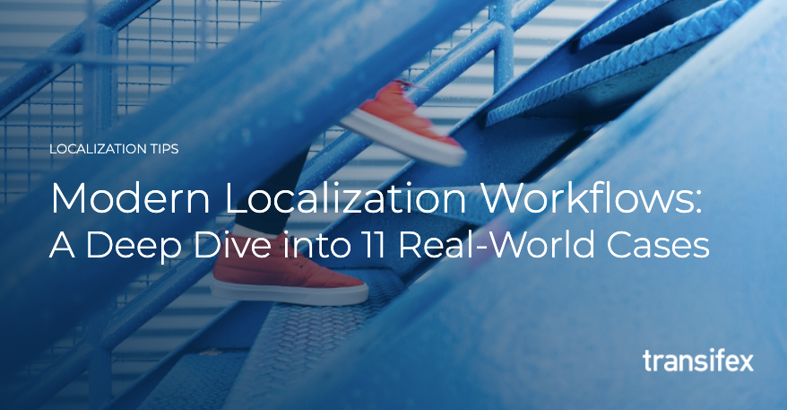 transifex's tweet image. Recently, we interviewed customers to learn more about how they are localizing. 

These are the top strategies &amp;amp; patterns we discovered from our research &amp;amp; observation: bit.ly/2ZBUIAg. #localization #localizationworkflows #continuouslocalization #TransifexNative #l10n