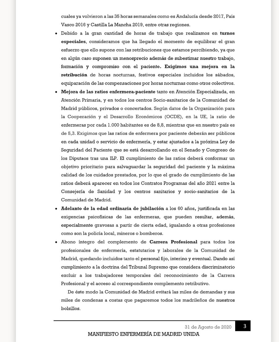SaritaOrtegaR's tweet photo. #MiVocacionEsTuExcusa
¿Porqué los medios no nos escuchan‽
La enfermería de Madrid se ha unido, y se ha alzado para mejorar sus condiciones y las condiciones de los pacientes.
Este es nuestro manifiesto. 
Si no nos escuchan en RRSS, nos verán en la calle.
@La_SER  @rtve https://t.co/0jfjMSY3AR