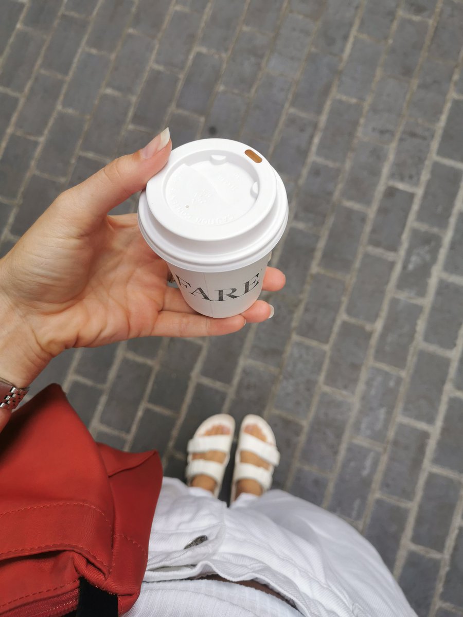 Nothing beats my morning coffee from Fare before entering the office! #perksofthecommute #backtotheoffice