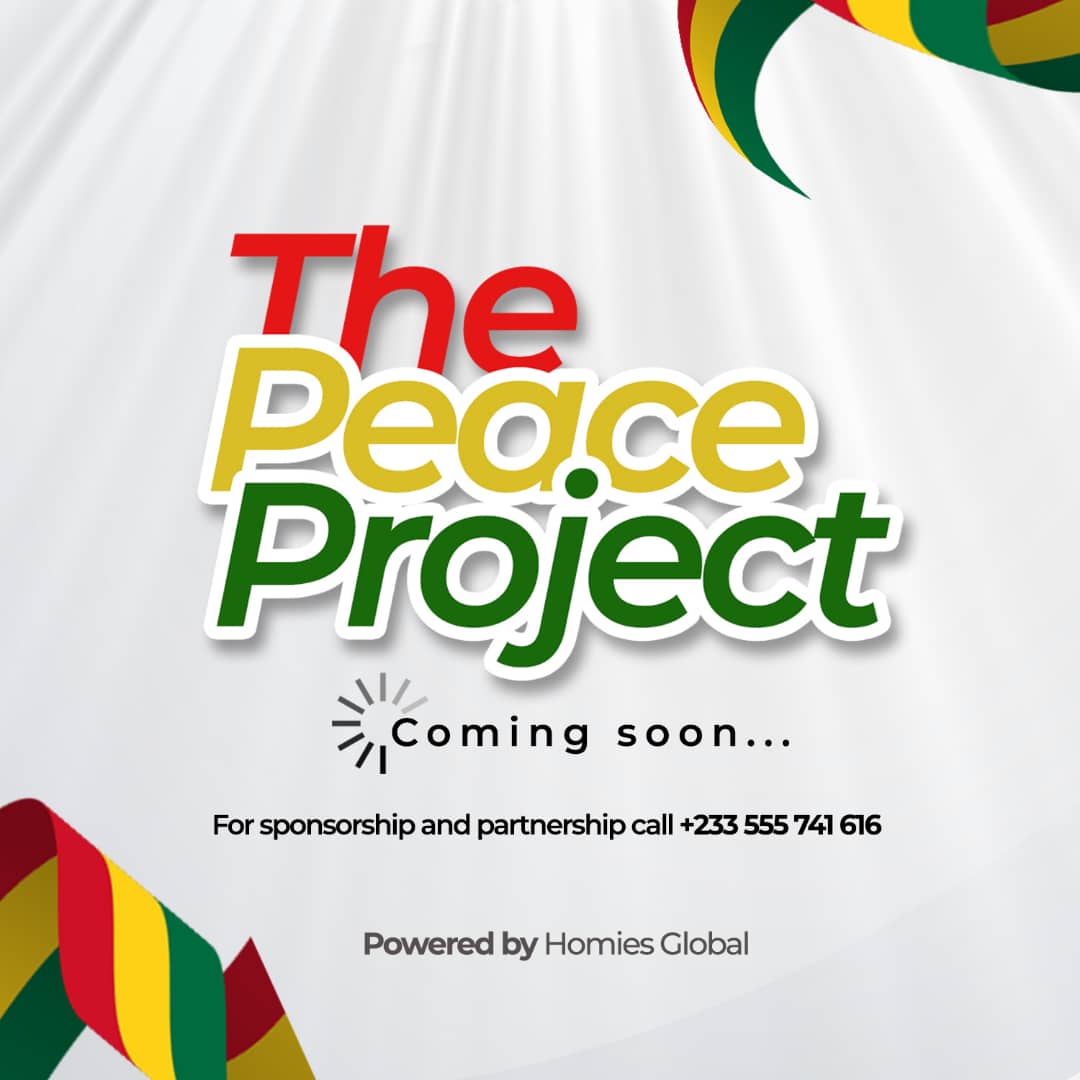 Homiesglobal's tweet photo. Homies Global is an organisation that seeks to connect and empower visionary young people in Ghana and beyond.
#ThePeaceProject #ComingSoon
#SayNoToElectoralViolence https://t.co/eRLzojGJiO