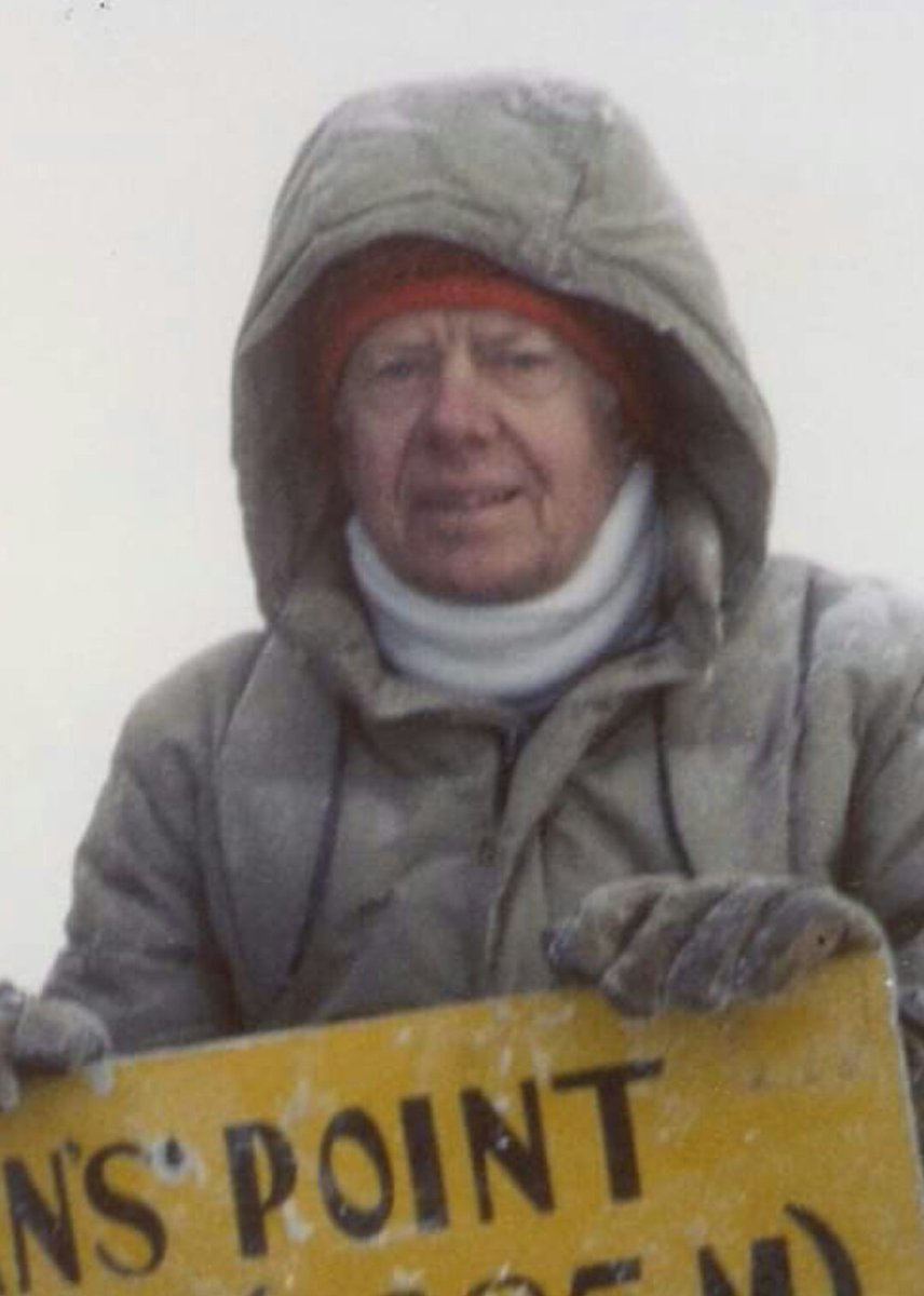 peanut_brigade's tweet photo. #MeetJimmy
Jimmy climbed Kilimanjaro when he was almost 64.
He reached Gilman's Point which is 18,647 feet high on 8/8/88.
To learn more read Jimmy's book "Sharing Good Times". https://t.co/PfSnZy7A4n