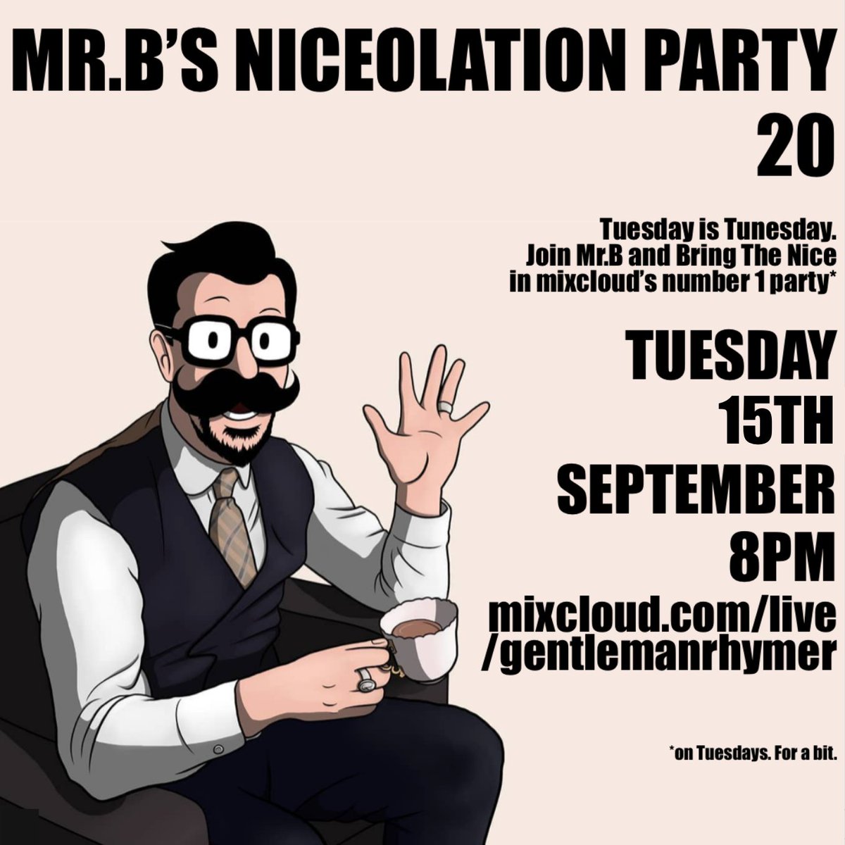 gentlemanrhymer's tweet photo. Tonight! #niceolation #party #chaphop #hiphop #wonky #beats #popmusic #gubbins https://t.co/DTAfBtoEhd