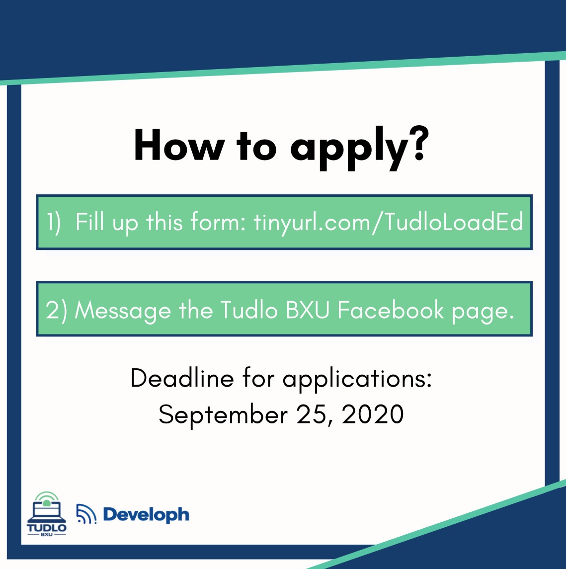 TudloBXU's tweet photo. Wala na kay load? Introducing LoadEd, ang pinakabag-o nga programa sa Tudlo BXU! 💖

Ang LoadEd kay usa ka Load Sponsorship Program nga gi-lunsad sa Tudlo BXU kauban ang Developh. ✨

(1/11) https://t.co/yL7ho4cJbd