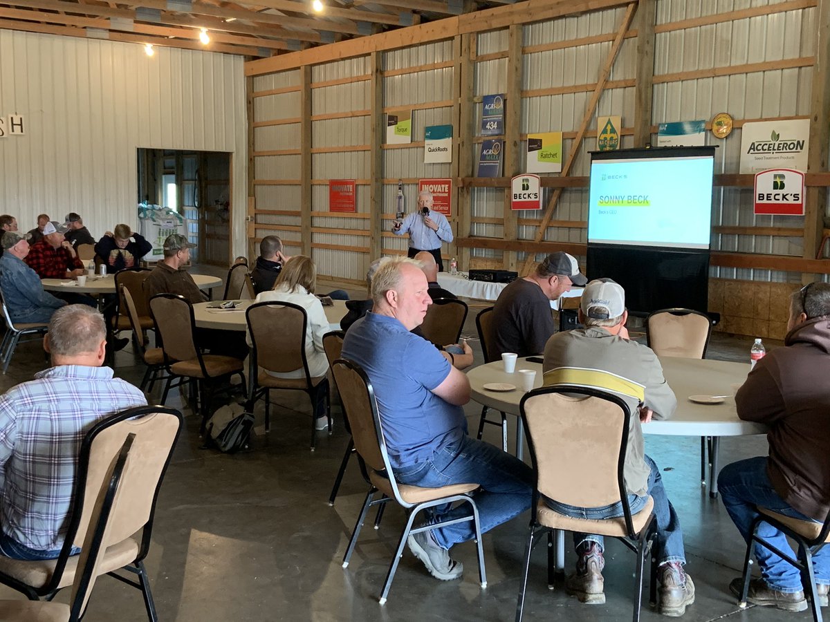 BecksAgMI's tweet photo. Two great field days/customer appreciation events at with Grand River Ag and @SeedBrb! Happy to have Sonny Beck and many other coworkers from our headquarters in Atlanta come up and visit dealers and customers throughout the state! https://t.co/8Z9sbdwu3g