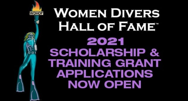 ScubaverseMedia's tweet photo. Know anyone? Applications now open for 2021 Women Divers Hall of Fame scholarships and training grants.
@TheWDHOF #diving #women #WDHOF #grant #scolarship #dive #training
https://t.co/691BDyuFsP https://t.co/3jRIlI1Qpn