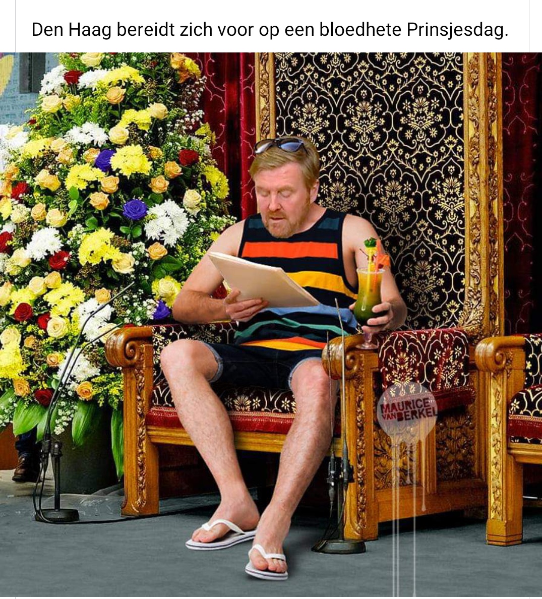 Wij hebben het ook warm, Landgenoten. #prinsjesdag2020 #warm