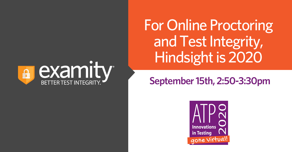 examity's tweet photo. Just when you thought #ATPConf couldn't possibly deliver any more value: Join us today to hear from a panel of @Examity experts who will discuss what we've learned from 2020 and what to expect in the future: https://t.co/yh6VRW4SgI #OnlineProctoring #TestIntegrity https://t.co/3qcd5myGag