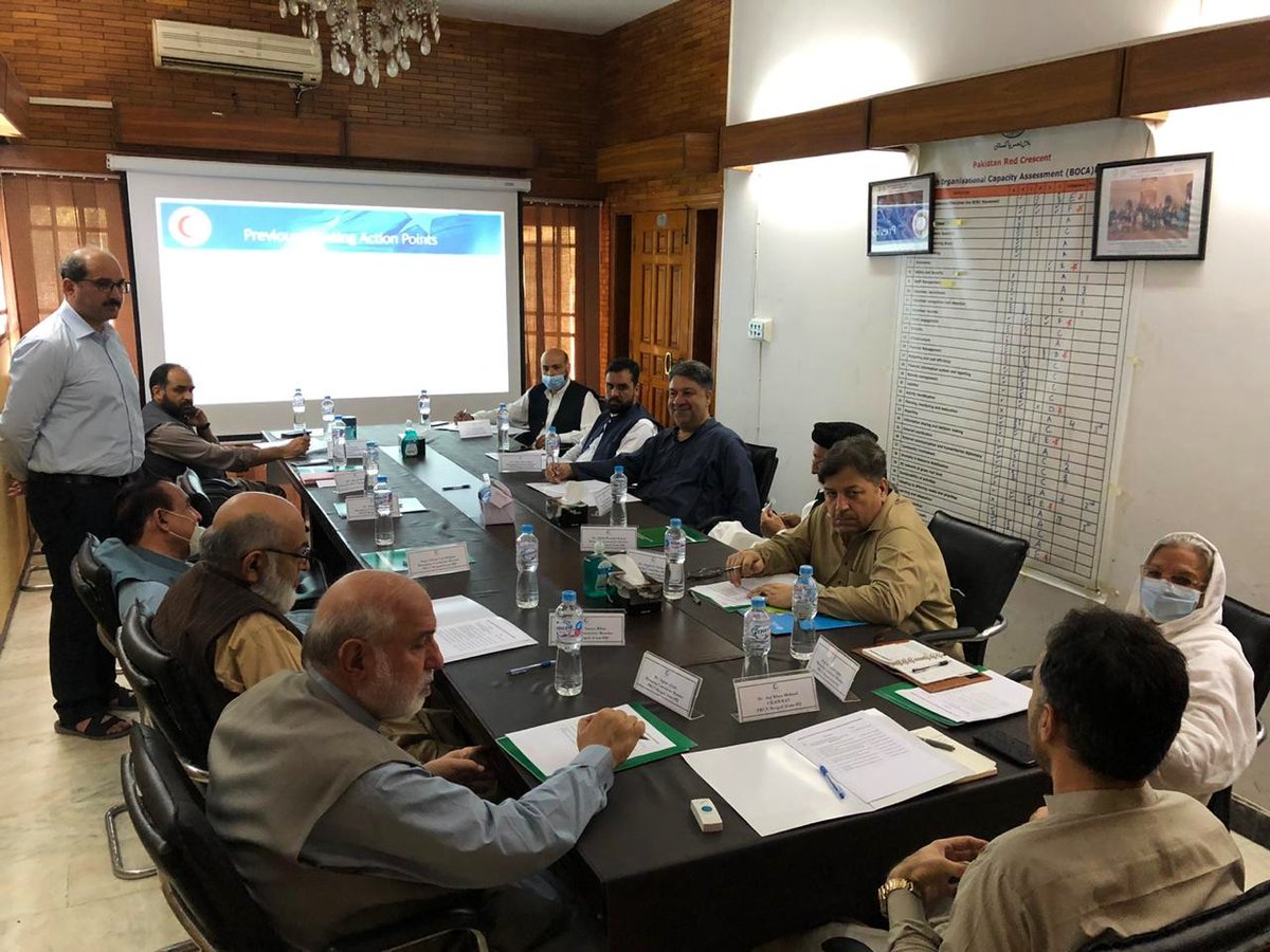 prcsfata's tweet photo. Second Managing Committee Meeting at Peshawar Headquarter (#PHQ's) Pakistan Red Crescent Society Merged Areas (#PRCS-MA). Board Members Actively Participated in The Meeting. Chairman (PTCS-MS) Asif Khan Mehsud Chaired the Meeting Here on Tuesday, September 2020. https://t.co/fc5YbzNB3O