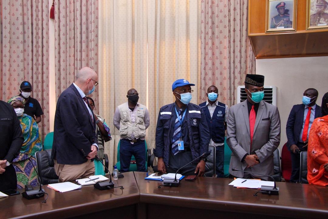 Engaging with Adamawa Executive Council &amp; Heads of MDAS on the humanitarian response; emphasized that communities should be empowered to protect themselves from #COVID19, not neglecting morbidity from other diseases like #malaria; building on #polio structure