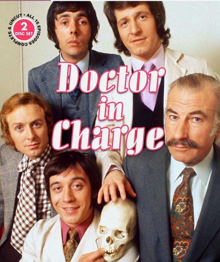 NevilleFChambe1's tweet photo. LWT's #DoctorInCharge (1972-73) based on the set of comic books by #RichardGordon #BOTD &amp; inspired by the success of the films of the 1950's &amp; 60's about the misadventures of a group of doctors starring #GeorgeLayton
#RichardOSullivan  #GeoffreyDavies #RobinNedwell &amp; #ErnestClark https://t.co/v789OmmJjC
