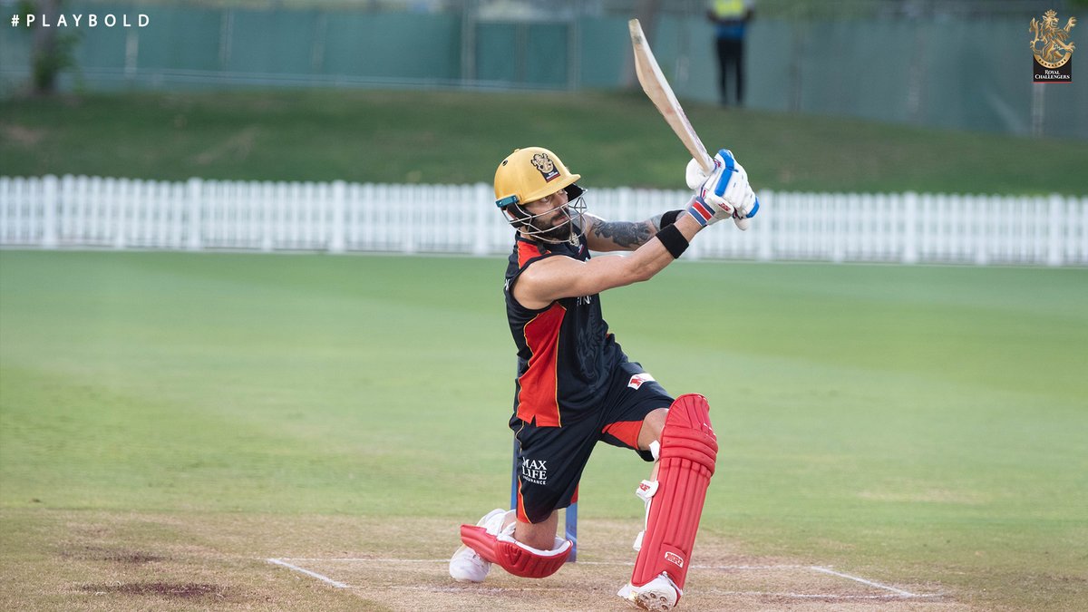 RCBTweets's tweet photo. Every single shot packs a punch. 🤩👊🏻

#PlayBold #IPL2020 #WeAreChallengers https://t.co/sFqv6c9Kqb