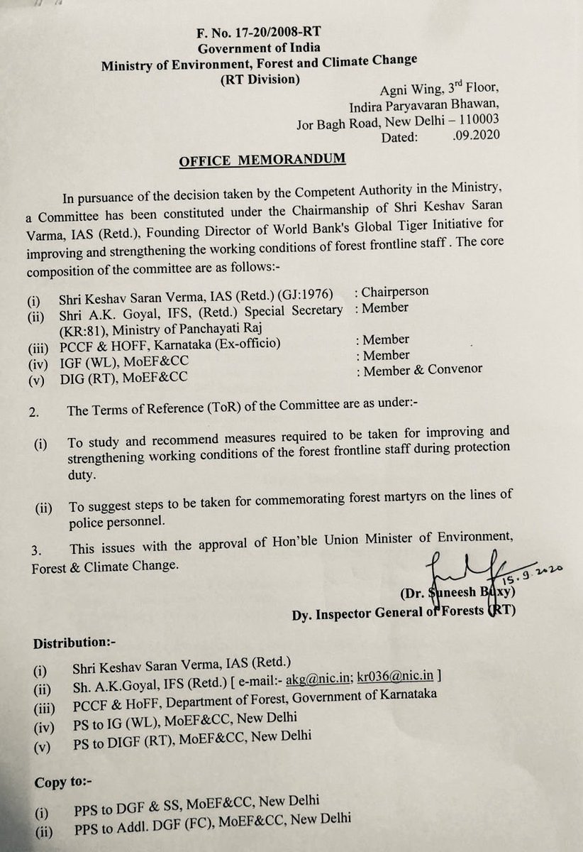 RandeepHooda's tweet photo. A Step in right direction. Forest frontline staff deserve all the respect, protection and social security like other uniformed personnel. Hope something positive will come from this. Let’s keep resining our voices for the true guardians of our forests..Mother Nature. Jai Hind 🙏🏽 https://t.co/LZQYmX9iLv
