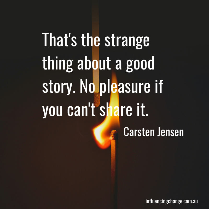 kevinsbishop's tweet photo. Storytelling quote from https://t.co/Fvlcxuaaas https://t.co/p7cCYCZkzz