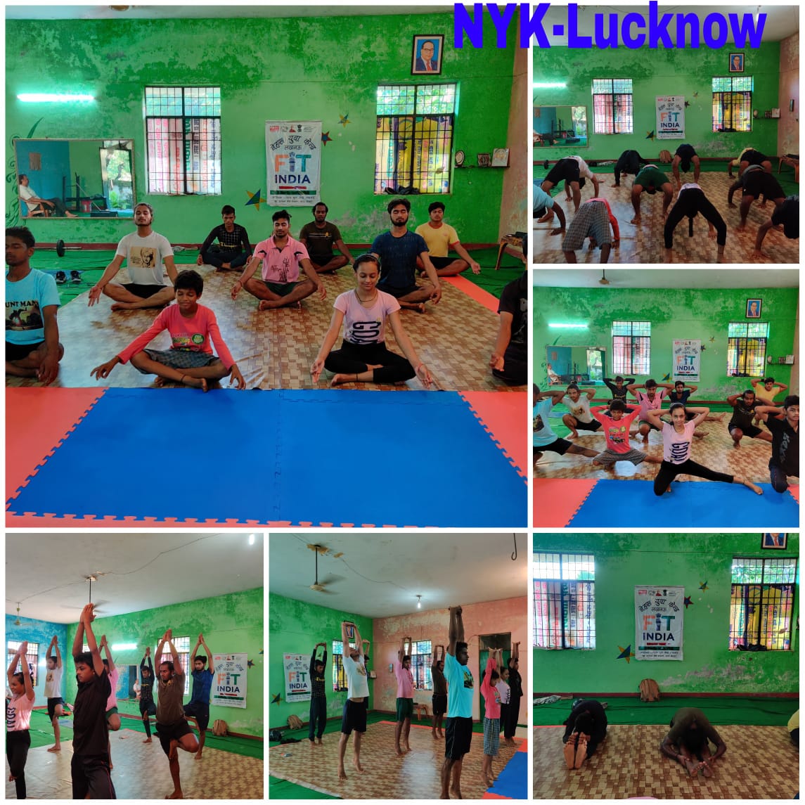 LucknowNyk's tweet photo. Youth Volunteers of Nehru Yuva Kendra lucknow #UttarPradesh are organizing various fitness and sports activities in different blocks of the district.     
#NewIndiaFitIndia
#Run4India
@KirenRijiju | @RijijuOffice | @YASMinistry | @PMOIndia https://t.co/nrimbOKRWs https://t.co/cN0CepBqkx