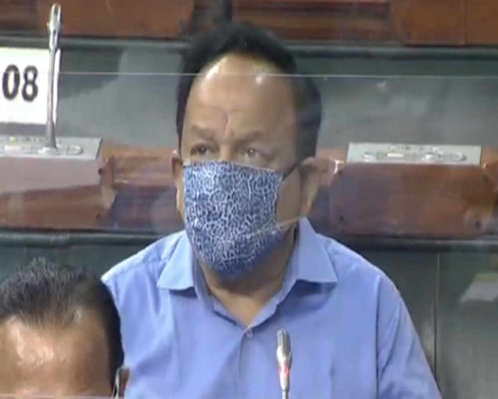 TheDailyPioneer's tweet image. #HarshVardhan: #Lockdown prevented approx 14 lakh to 29 lakh cases &amp;amp; 37,000 to 78,000 deaths. These 4 months were utilised to created additional health infrastructure, enhance human resource &amp;amp; produce within Indian critical elements such as #PPEKits, #N95masks&amp;amp;ventilators.