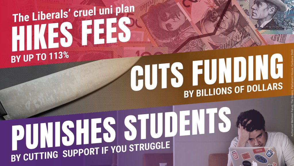 To rebuild from 2020, we need a plan for well-funded, fee-free university and TAFE for all, not the Liberals’ unfixable plan for higher education.JOIN the campaign to block the bill:  http://greens.org.au/unis 