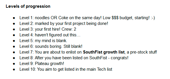jukkapaulin's tweet image. The #startupgame Zermony&apos;s mvp has this progression table for levels: